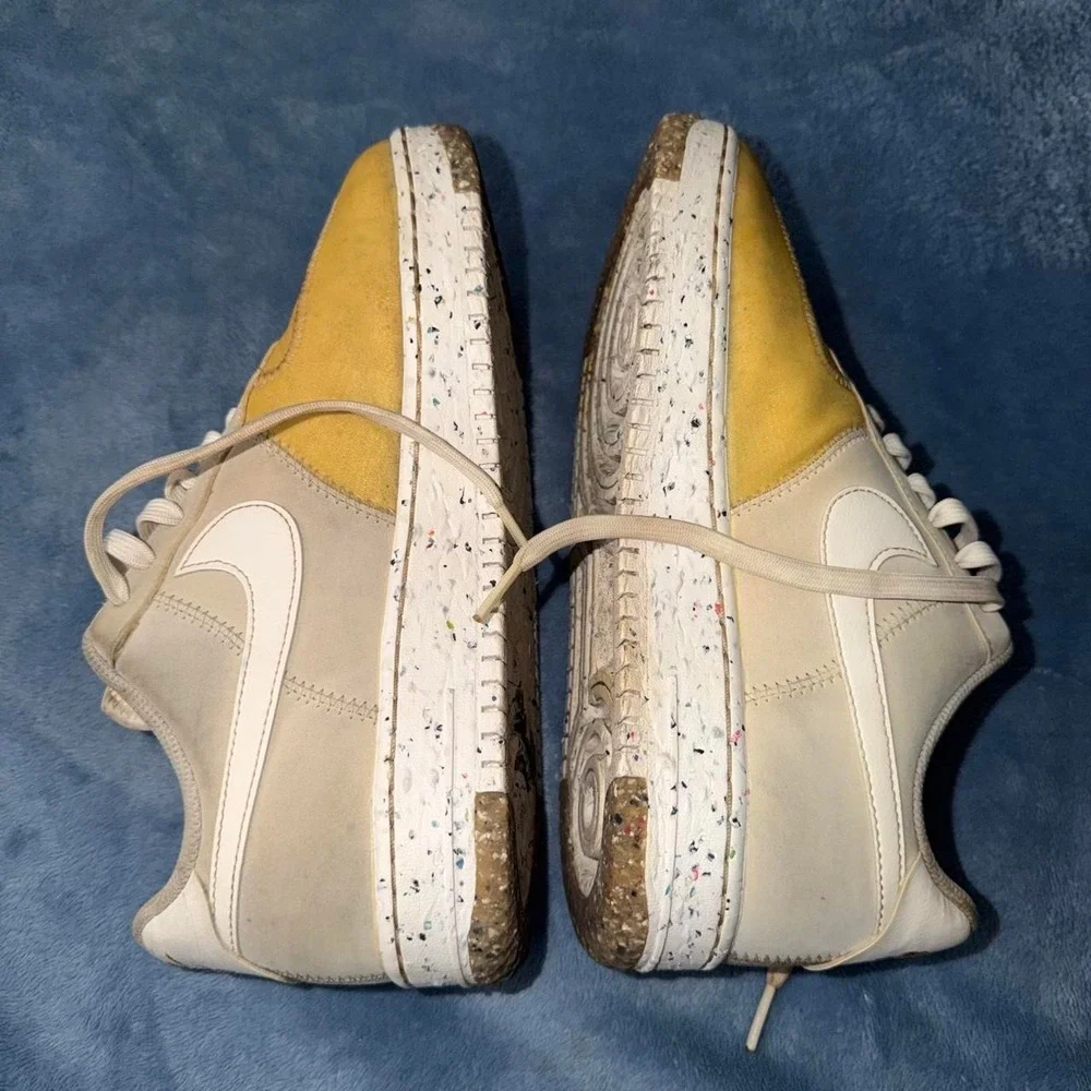 Nike Air Force 1 creator Low '07 'Yellow' Sneakers men size 9.5